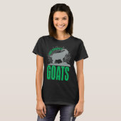 T-shirt Easily Distracted By Goats  Animal  For Men Women (Devant entier)