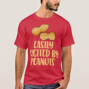 T-shirt Easily Ecited By Peanuts Tasty Funny Gender Reveal