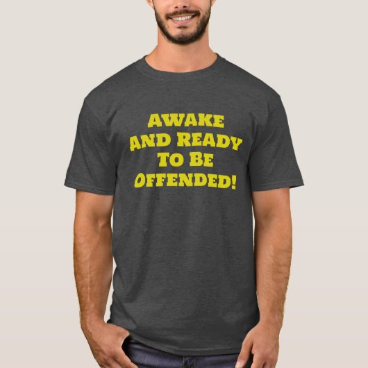 T-shirt easily offended (Devant)