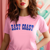 T-shirt East Coast Faux Glitter