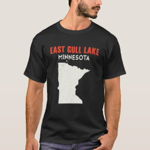 T-shirt East Gull Lake Minnesota USA State America Travel