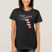 T-shirt East Lake Florida USA State America Travel Floridi (Devant)