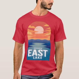 T-shirt East Lake OU Retro Sunset 1