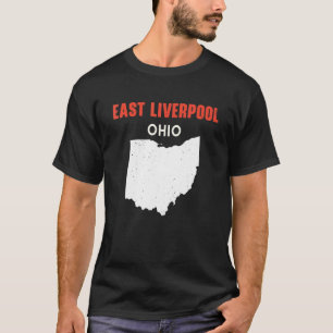 T-shirt East Liverpool Ohio USA State America Travel Ohioa