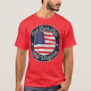 T-shirt East Lynn Lake - Patriotique West Virginia Souveni