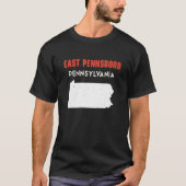 T-shirt East Pennsboro Pennsylvania USA State America (Devant)