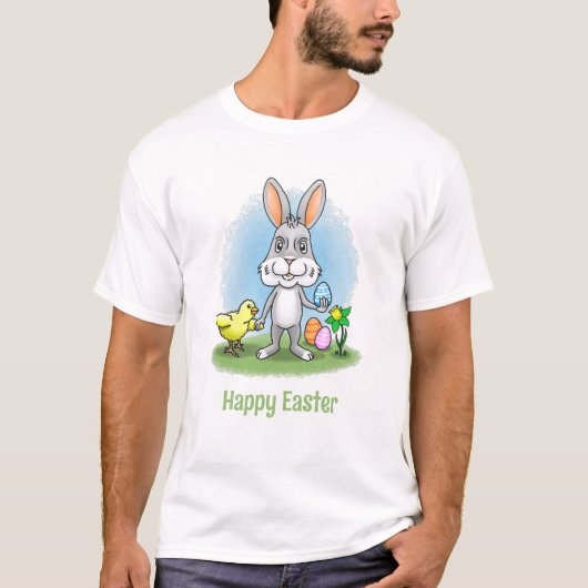T-shirt Easter bunny and the Chicken (Devant)
