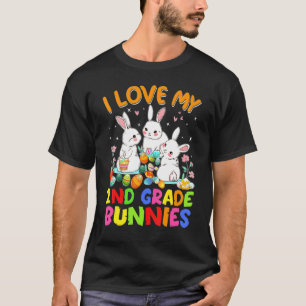 T-shirt Easter Bunny Egg Hunting Teacher I Love My 2