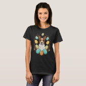 T-shirt Easter Bunny Eggs Dog on Easter Jack Russell Terri (Devant entier)