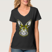 T-shirt Easter Bunny Face Easter Rabbit cool Easter Bunnie (Devant)