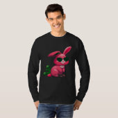 T-shirt Easter Bunny Faces cool Easter Rabbit Bunnies  5 (Devant entier)