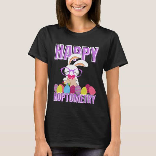 T-shirt Easter Bunny Optometry Group Optometrists Optician (Devant)