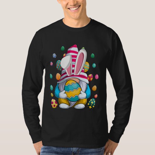 T-shirt Easter Bunny Spring Gnome Easter Egg Hunting And B (Devant)