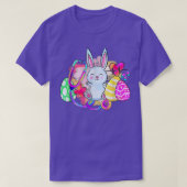 T-shirt Easter Bunny With Stethoscope And Easter Eggs Nurs (Design devant)