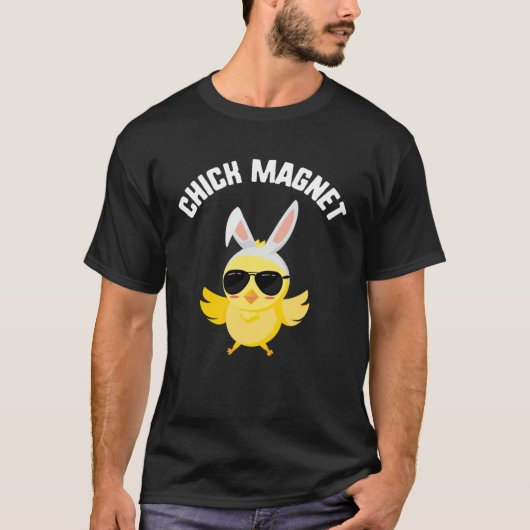 T-shirt Easter Chick Magnet Chick Sunglasses Candy kids  S (Devant)