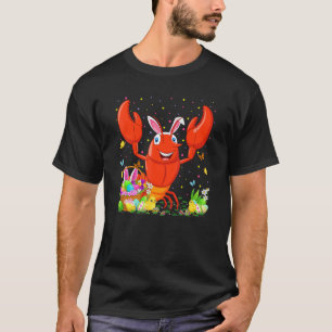 T-shirt Easter Crawfish Bunny Oeuf Chasse Crawfish Pâques