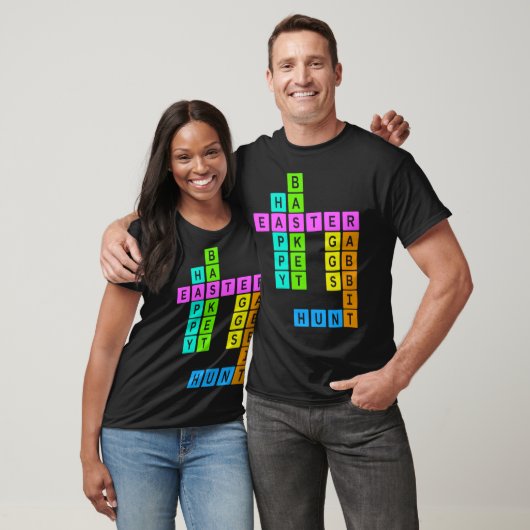 T-shirt Easter Crossword Puzzle (Unisexe)