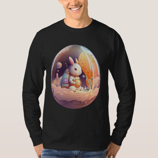 T-shirt Easter Day Cute Bunny Video Gamer Egg Easter Day (Devant)
