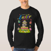 T-shirt Easter Egg Anglais Setter Chien Joyeux Pâques (Devant)