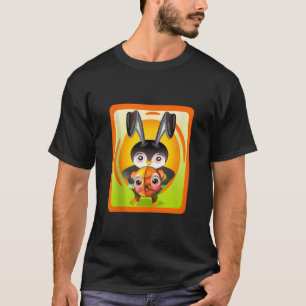 T-SHIRT EASTER EGG BUNNY JUNIOR BASKETBALL RABBIT ENFANTS