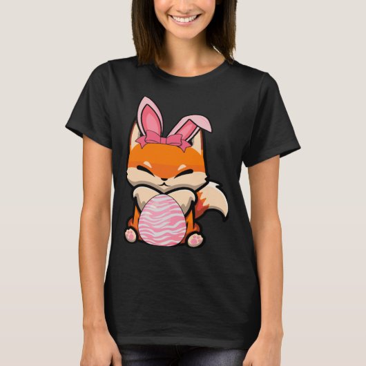 T-shirt Easter Egg Hunt Bunny Ear Fox Easter Day 2023 (Devant)