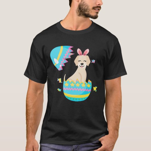 T-shirt Easter Egg Hunt Bunny Ear Great Pyrenee Easter Day (Devant)