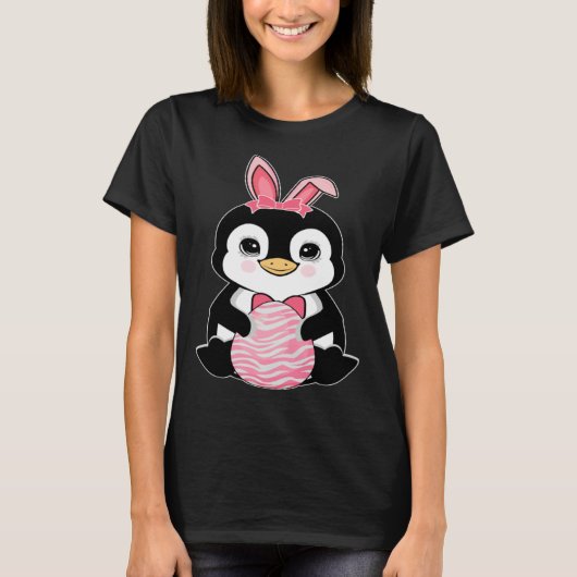 T-shirt Easter Egg Hunt Bunny Ear penguin Easter Day 2023 (Devant)