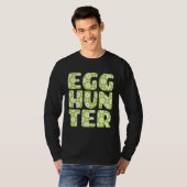 T-shirt Easter Egg Hunting   Egg Hunter Spring Flowers Pri (Devant entier)
