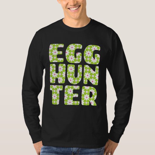 T-shirt Easter Egg Hunting   Egg Hunter Spring Flowers Pri (Devant)
