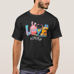 T-shirt Easter Egg LOVE CMA Life Bunny Ears Easter Day