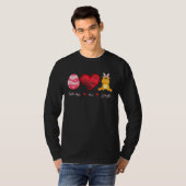 T-shirt Easter Egg Love Giraffe Bunny Animal Pet  Day (Devant entier)