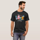 T-shirt Easter Egg LOVE Medical Assistant Bunny Easter Chr (Devant entier)