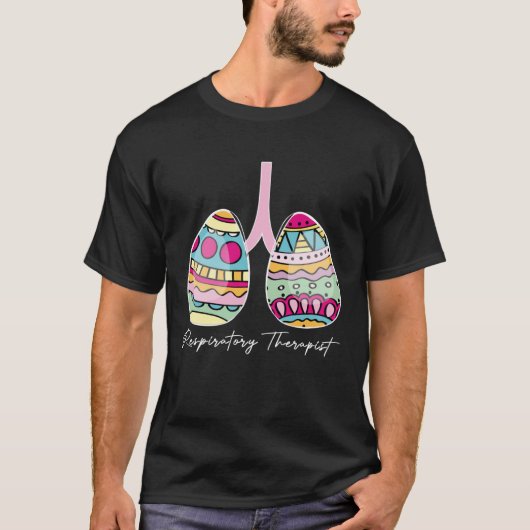 T-shirt Easter Eggs RT Respiratory Therapist Happy Easter  (Devant)