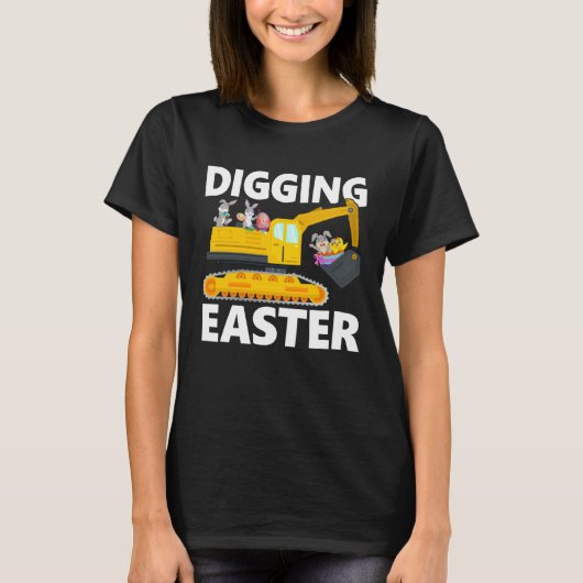 T-shirt Easter EggsCavator Clothing For Kids  Digging East (Devant)