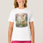 T-shirt Easter Fairy Painting Egg Spring (Devant)