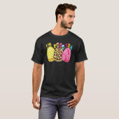 T-shirt Easter Im Eggstra Femmes Léopard Oeufs Graphique 1 (Devant entier)