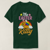 T-shirt Easter Kitty Design Easter Cat  (Design devant)