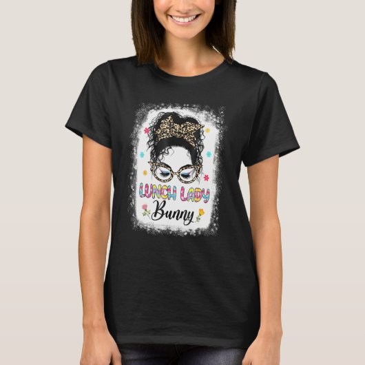 T-shirt Easter Leopard Bunny Déjeuner Lady Squad Rabbit Cr (Devant)