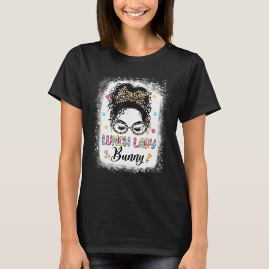 T-shirt Easter Leopard Bunny Déjeuner Lady Squad Rabbit Cr (Devant)