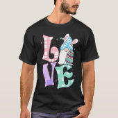 T-shirt Easter Love Dwarfs Rabbit Easter Outfit Easter Bu (Devant)