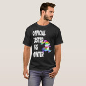 T-shirt Easter Official Easter Egg Hunter Bunny (Devant entier)