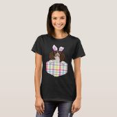 T-shirt Easter Plaid English Springer Spaniel Bunny Dog In (Devant entier)