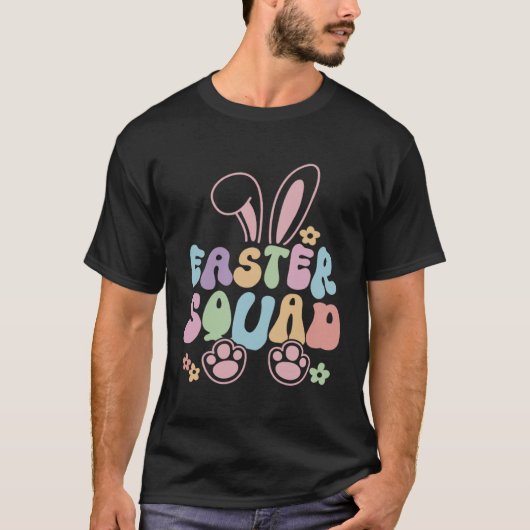 T-shirt Easter Squad Family Matching Easter Day Bunny Egg (Devant)