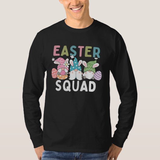 T-shirt Easter Squad Family Matching Easter Day Gnome Egg  (Devant)