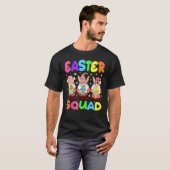 T-shirt Easter Squad Gnomes Bunny Chick Egg Chasse Matchi (Devant entier)