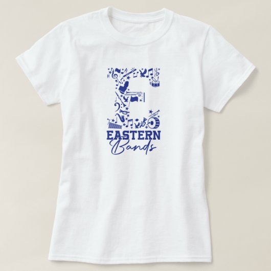 T-shirt Eastern Bands Musical E (Design devant)