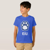 T-shirt Eastern Illinois Panthers Empreinte de patte & EIU (Devant entier)