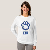 T-shirt Eastern Illinois Panthers Empreinte de patte & EIU (Devant entier)