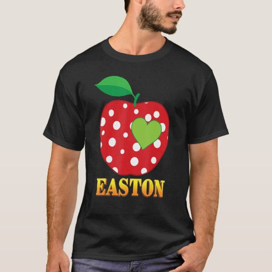 T-shirt Easton Love School Retourner À L'École Garçon Enfa (Devant)