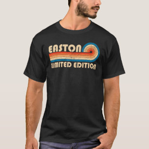 T-shirt EASTON Nom Retro Vintage 80s 90s Anniversaire Reun